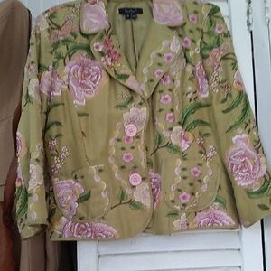 ECI Silk Embroidered Jacket 14